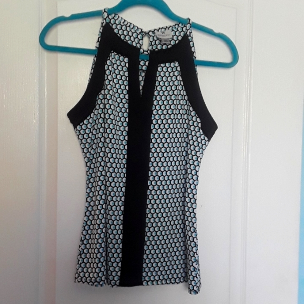 Worthington Petite Multicolored Sleeveless Top